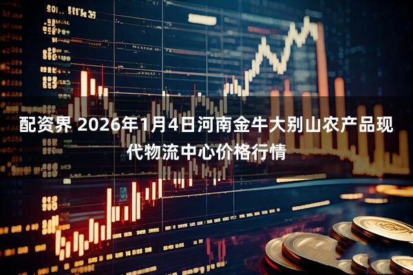 配资界 2026年1月4日河南金牛大别山农产品现代物流中心价格行情