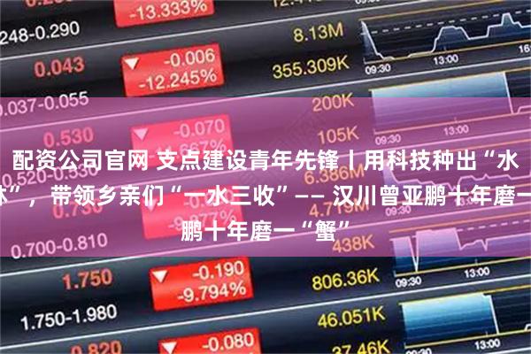 配资公司官网 支点建设青年先锋丨用科技种出“水下森林”,带领乡亲们“一水三收”—— 汉川曾亚鹏十年磨一“蟹”